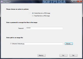 SteganPEG screenshot