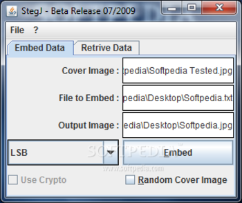 StegJ screenshot