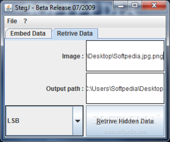 StegJ screenshot 2