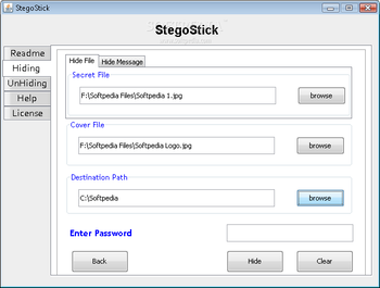 StegoStick screenshot