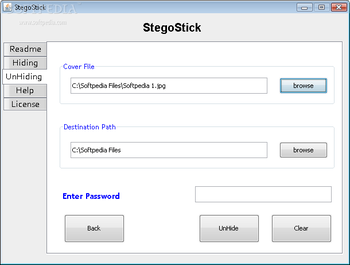 StegoStick screenshot 3