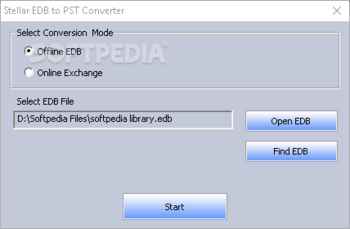 Stellar EDB to PST Converter screenshot 2