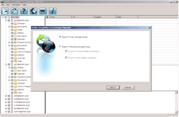 Stellar GroupWise to Exchange Migrator screenshot 3