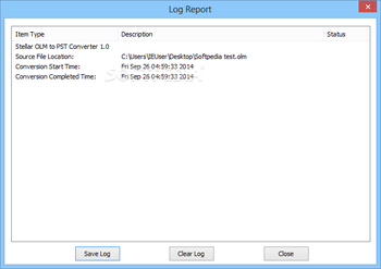 Stellar OLM To PST Converter screenshot 4