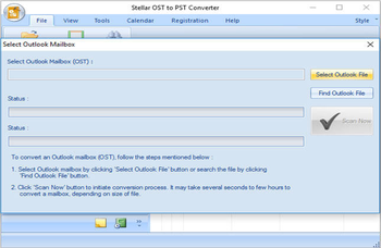 Stellar OLM to PST Converter screenshot 3