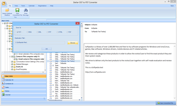 Stellar OST to PST Converter screenshot 7
