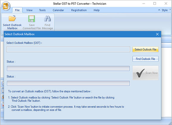 Stellar OST to PST Converter Technician screenshot 3