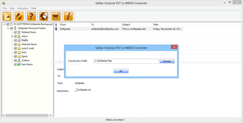 Stellar Outlook PST to MBOX Converter screenshot 4