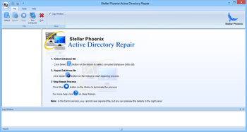 Stellar Phoenix Active Directory Repair screenshot