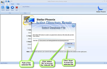 Stellar Phoenix Active Directory Repair screenshot