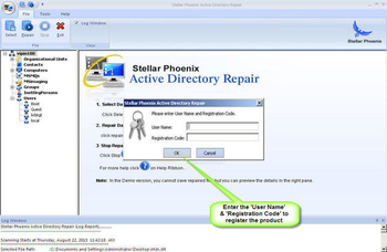 Stellar Phoenix Active Directory Repair screenshot 3