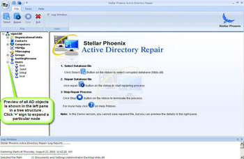 Stellar Phoenix Active Directory Repair screenshot 4