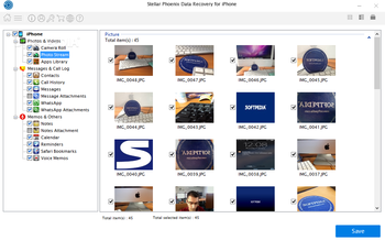 Stellar Phoenix Data Recovery for iPhone screenshot 2