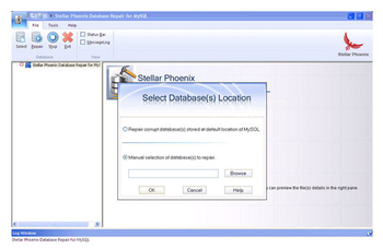 Stellar Phoenix Database Repair for MySQL screenshot 6