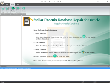 Stellar Phoenix Database Repair for Oracle screenshot 2