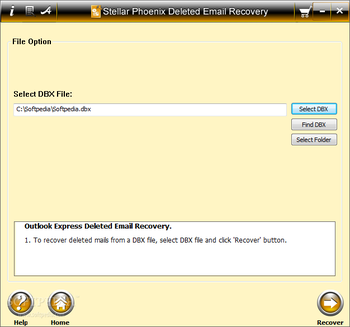 Stellar Phoenix Deleted Email Recovery screenshot 3