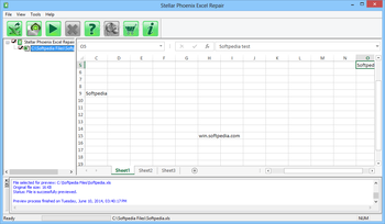 Stellar Phoenix Excel Repair (formerly Stellar Phoenix Excel Recovery) screenshot