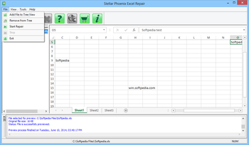 Stellar Phoenix Excel Repair (formerly Stellar Phoenix Excel Recovery) screenshot 3