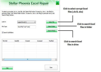 Stellar Phoenix Excel Repair screenshot 2