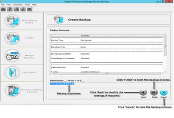 Stellar Phoenix Exchange Server Backup screenshot 10