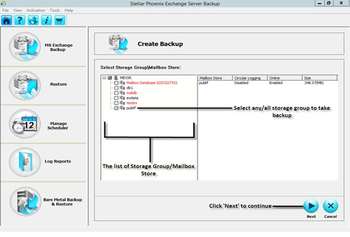 Stellar Phoenix Exchange Server Backup screenshot 6