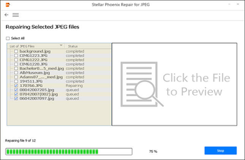 Stellar Phoenix JPEG Repair screenshot 2