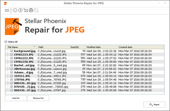 Stellar Phoenix JPEG Repair screenshot 3