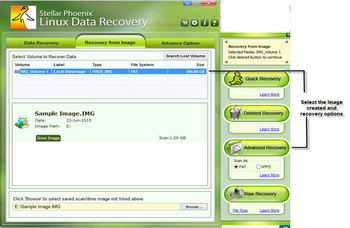 Stellar Phoenix Linux Data Recovery screenshot