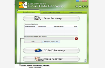 Stellar Phoenix Linux Data Recovery screenshot 2