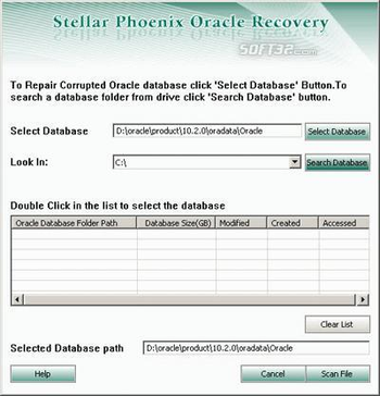 Stellar Phoenix Oracle Database Recovery screenshot 3