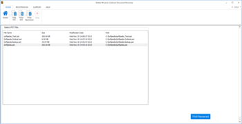Stellar Phoenix Outlook Password Recovery screenshot