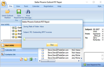 Stellar Phoenix Outlook PST Repair screenshot 2
