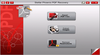 Stellar Phoenix PDF Recovery screenshot