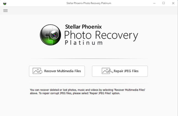Stellar Phoenix Photo Recovery Platinum screenshot 2