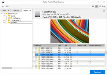 Stellar Phoenix Photo Recovery screenshot 5
