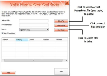 Stellar Phoenix PowerPoint Repair screenshot 2