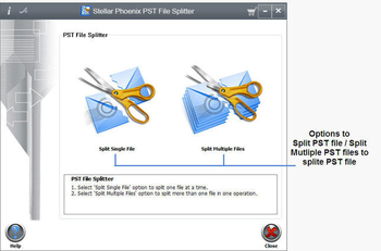 Stellar Phoenix Pst File Splitter screenshot 5