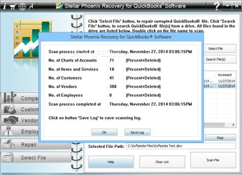 Stellar Phoenix Recovery for QuickBooks screenshot 2