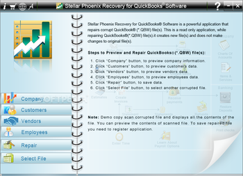 Stellar Phoenix Recovery for QuickBooks screenshot 3