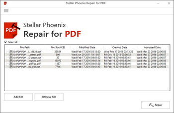Stellar Phoenix Repair for PDF screenshot 3