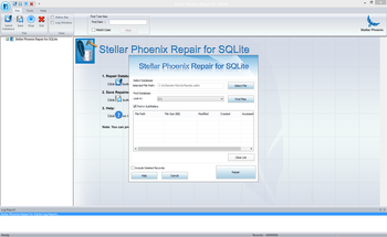 Stellar Phoenix Repair for SQLite screenshot