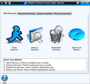 Stellar Phoenix SCO Open Server screenshot