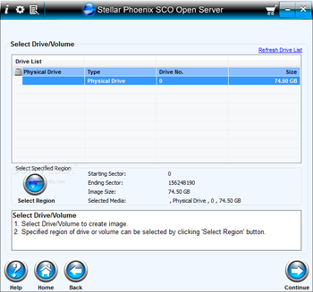 Stellar Phoenix SCO Open Server screenshot 5