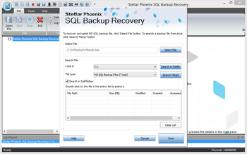 Stellar Phoenix SQL Backup Recovery screenshot 2