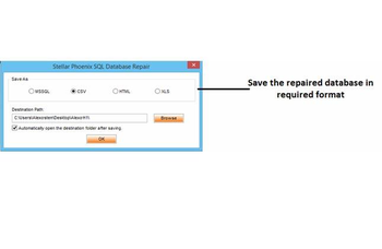 Stellar Phoenix SQL Database Repair screenshot 2