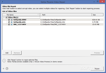 Stellar Phoenix Video Repair screenshot 2