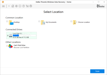 Stellar Phoenix Windows Data Recovery Home screenshot 2