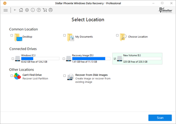 Stellar Phoenix Windows Data Recovery - Professional screenshot