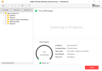 Stellar Phoenix Windows Data Recovery - Professional screenshot 4