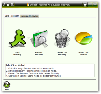 Stellar Phoenix XFS Data Recovery screenshot